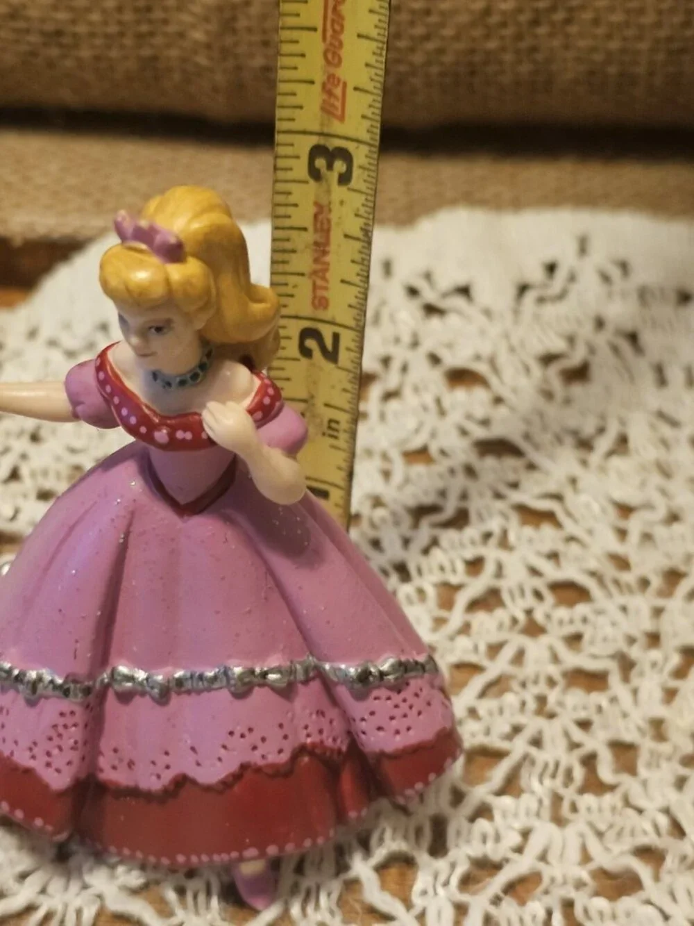 PAPO 720 BLOND DANCING PRINCESS FIGURE IN PINK GOWN - 2003